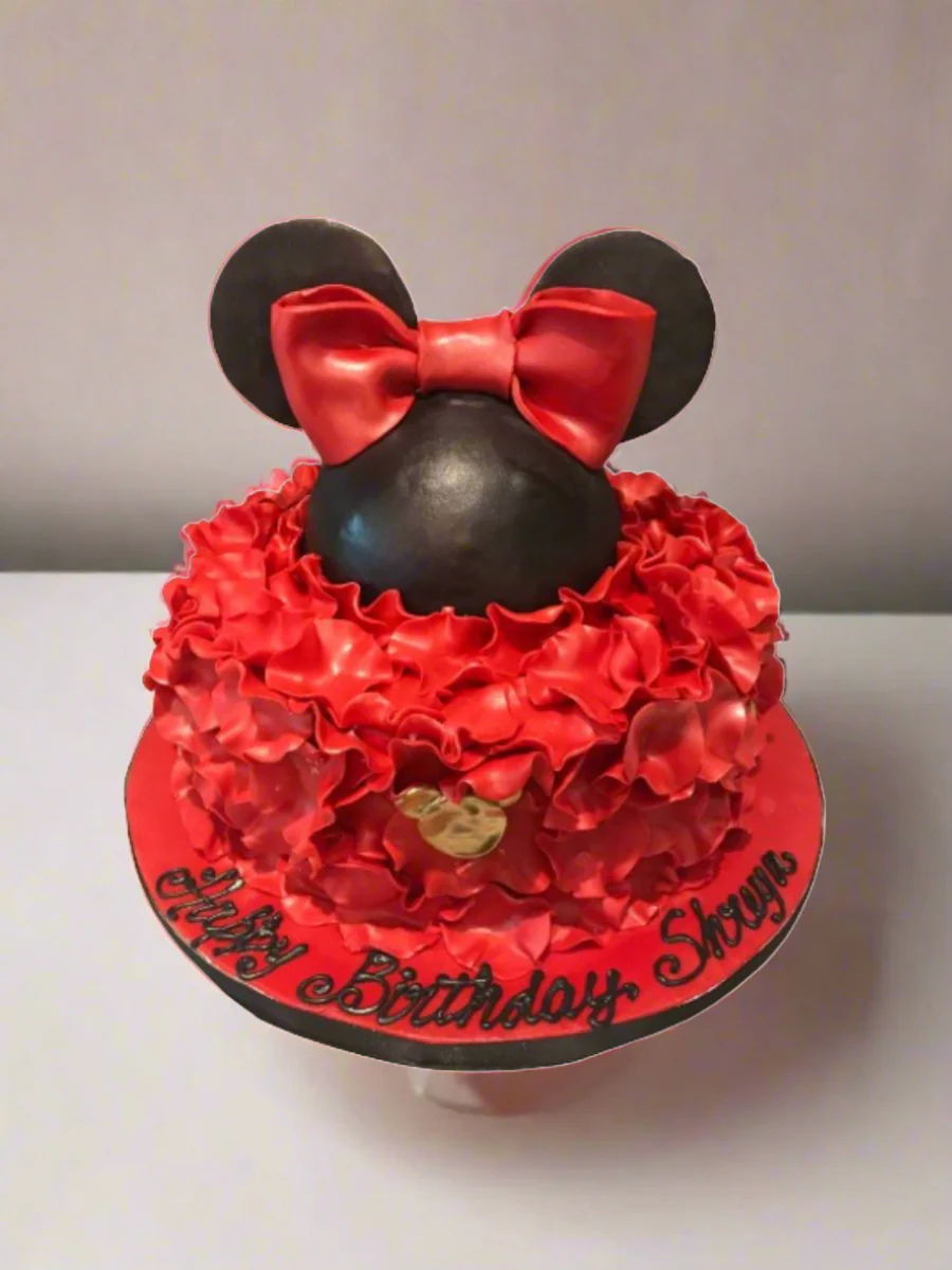 Shreya Ruffle Fondant Cake - Image 4