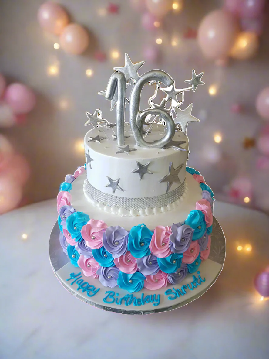 Shruti Sweet Sixteen Cake - Image 2