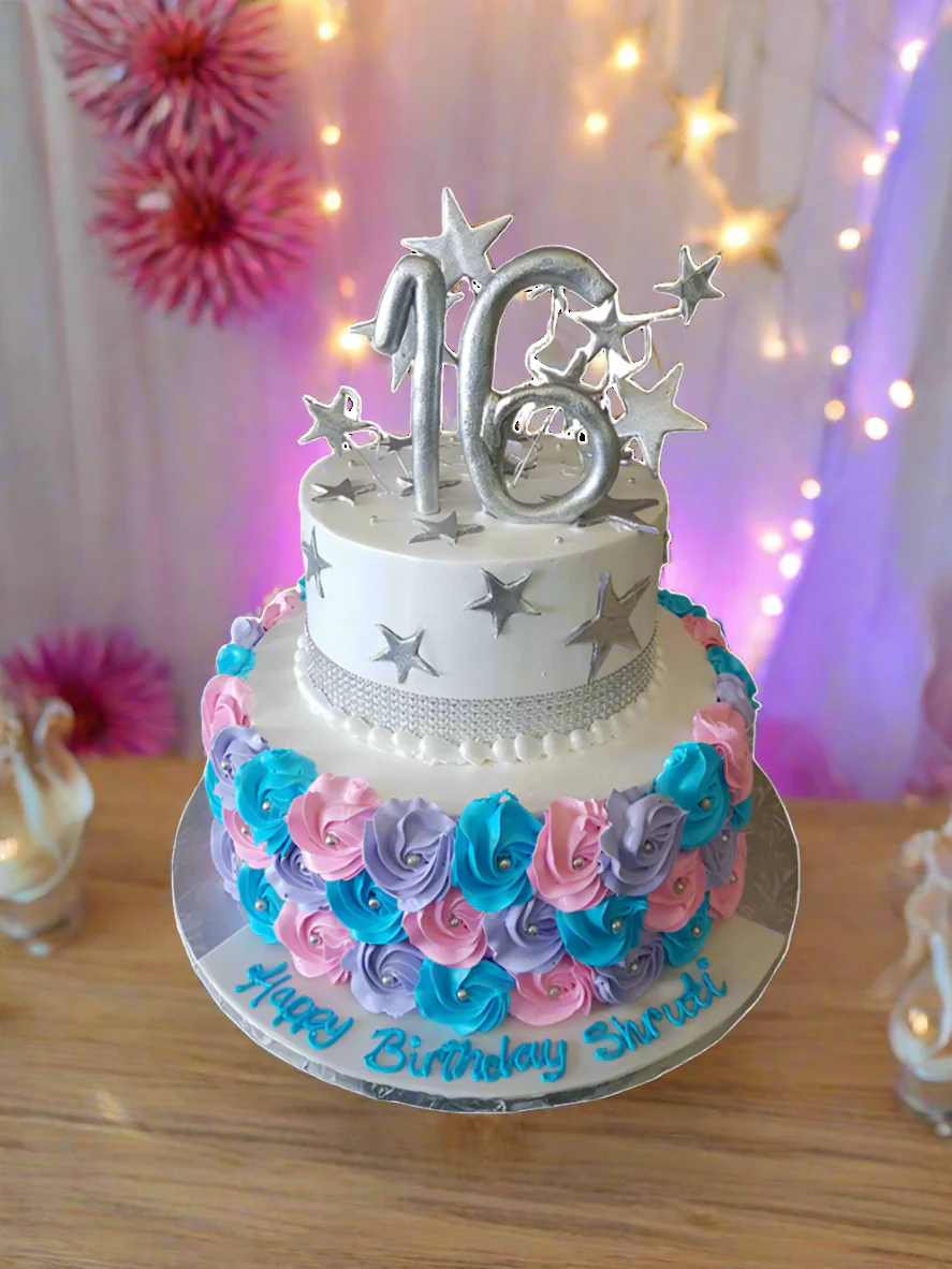 Shruti Sweet Sixteen Cake - Image 3