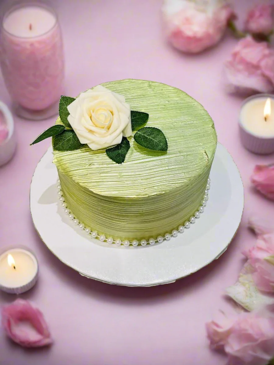 Sim Mint Green Birthday Cake - Image 2