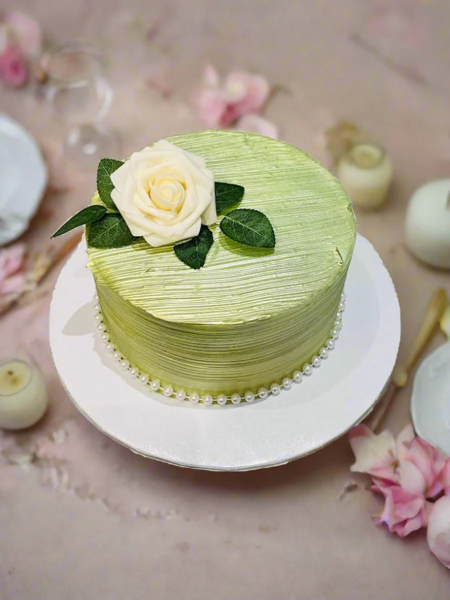 Sim Mint Green Birthday Cake - Image 3