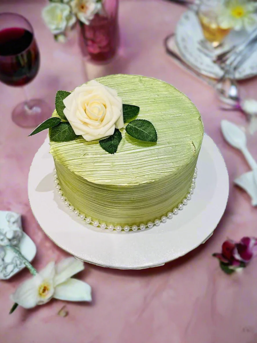 Sim Mint Green Birthday Cake - Image 4