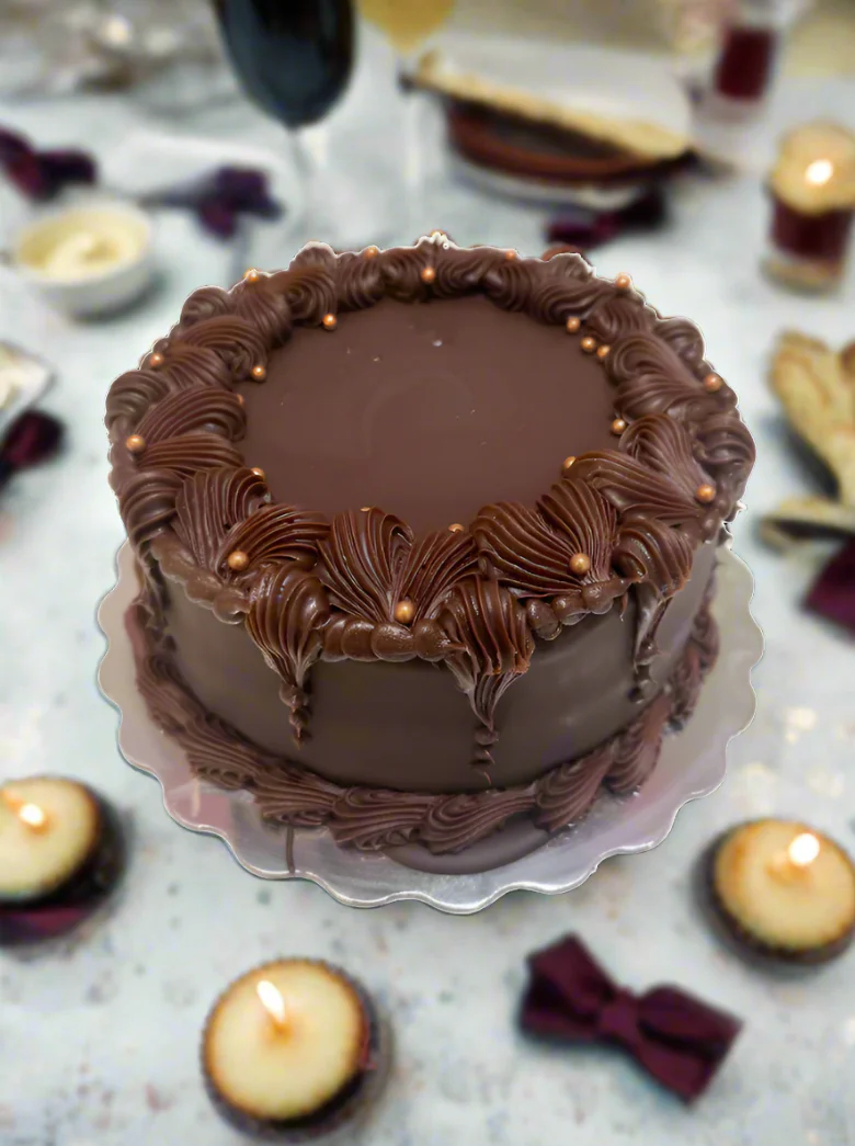 Simran Chocolate Birthday Cake - Image 2