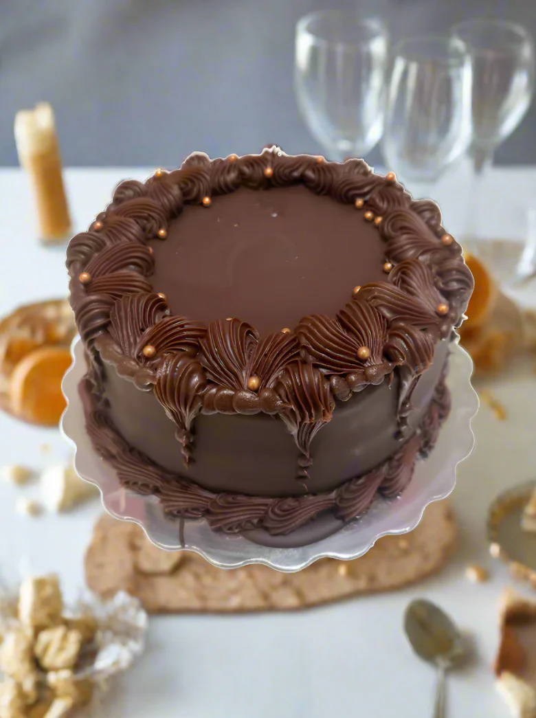 Simran Chocolate Birthday Cake - Image 3