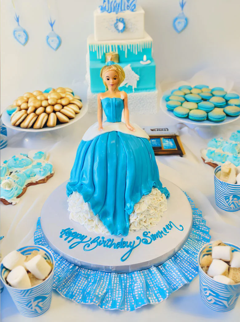 Simreen Fondant Barbie Doll Cake - Image 3