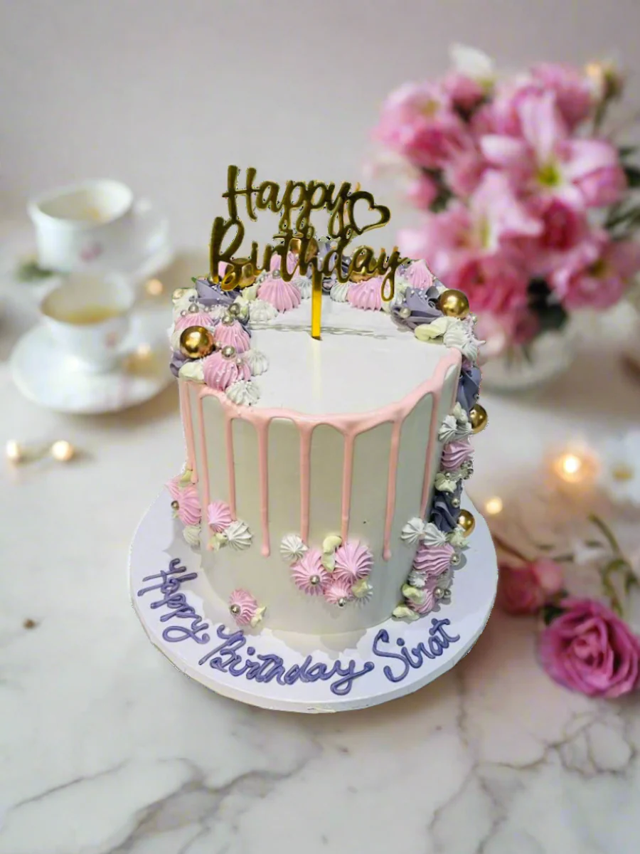 Sirat Gold Birthday Cake - Image 2