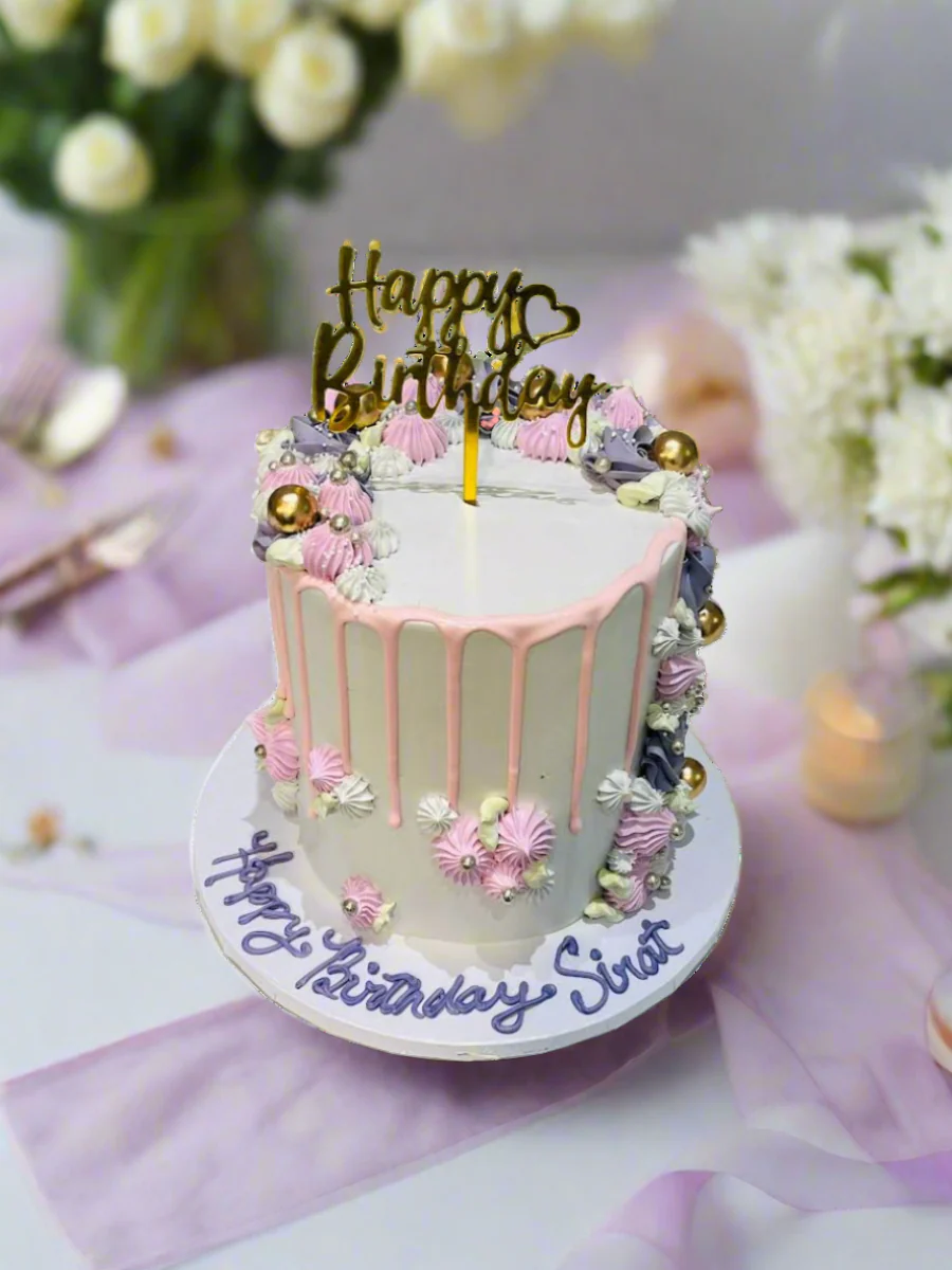 Sirat Gold Birthday Cake - Image 4