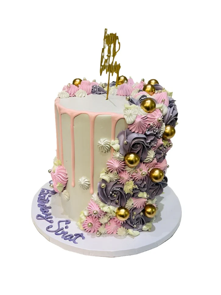 Sirat Gold Birthday Cake - Image 5