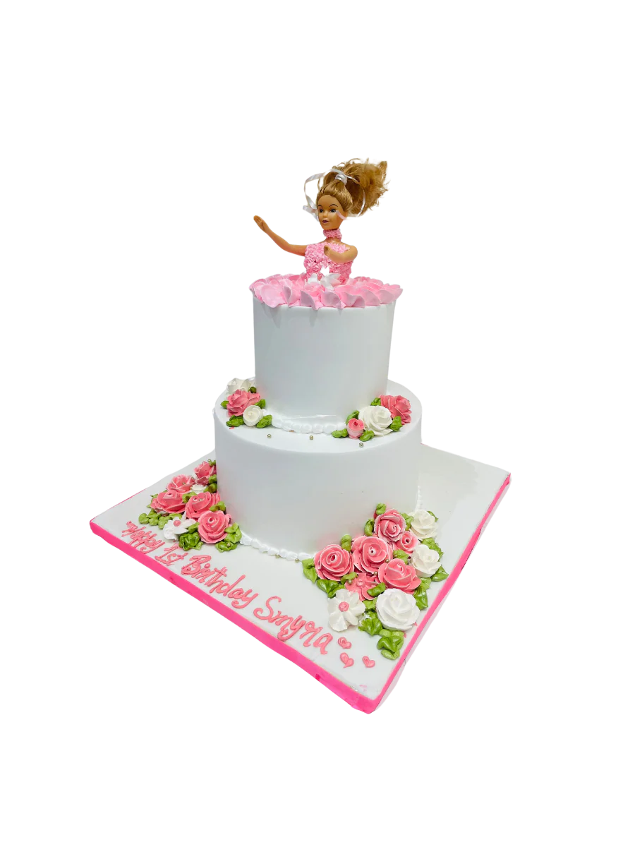 Smyra Barbie Tiered Birthday Cake