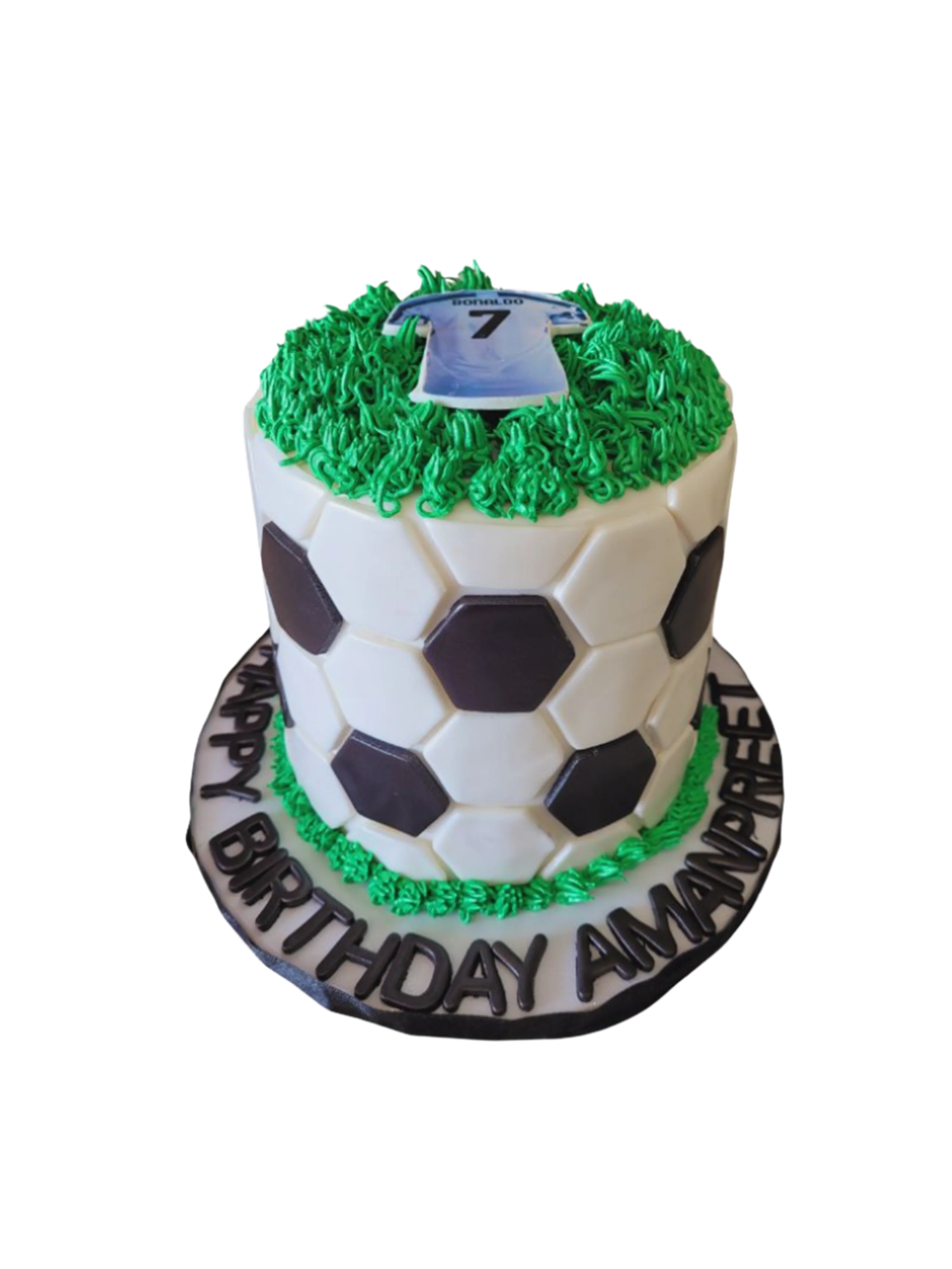 Soccer Fondant Cake