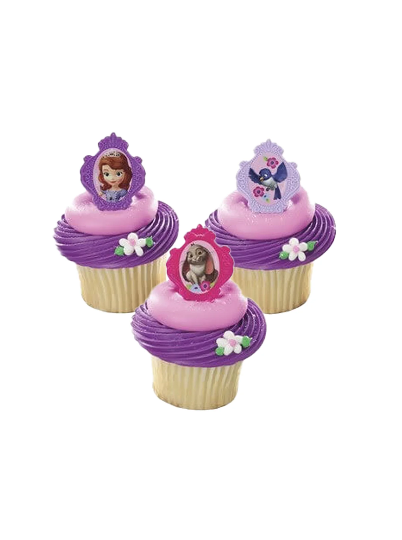 Sofia the First Ring Cupcakes - (Pack of 6) - Image 5