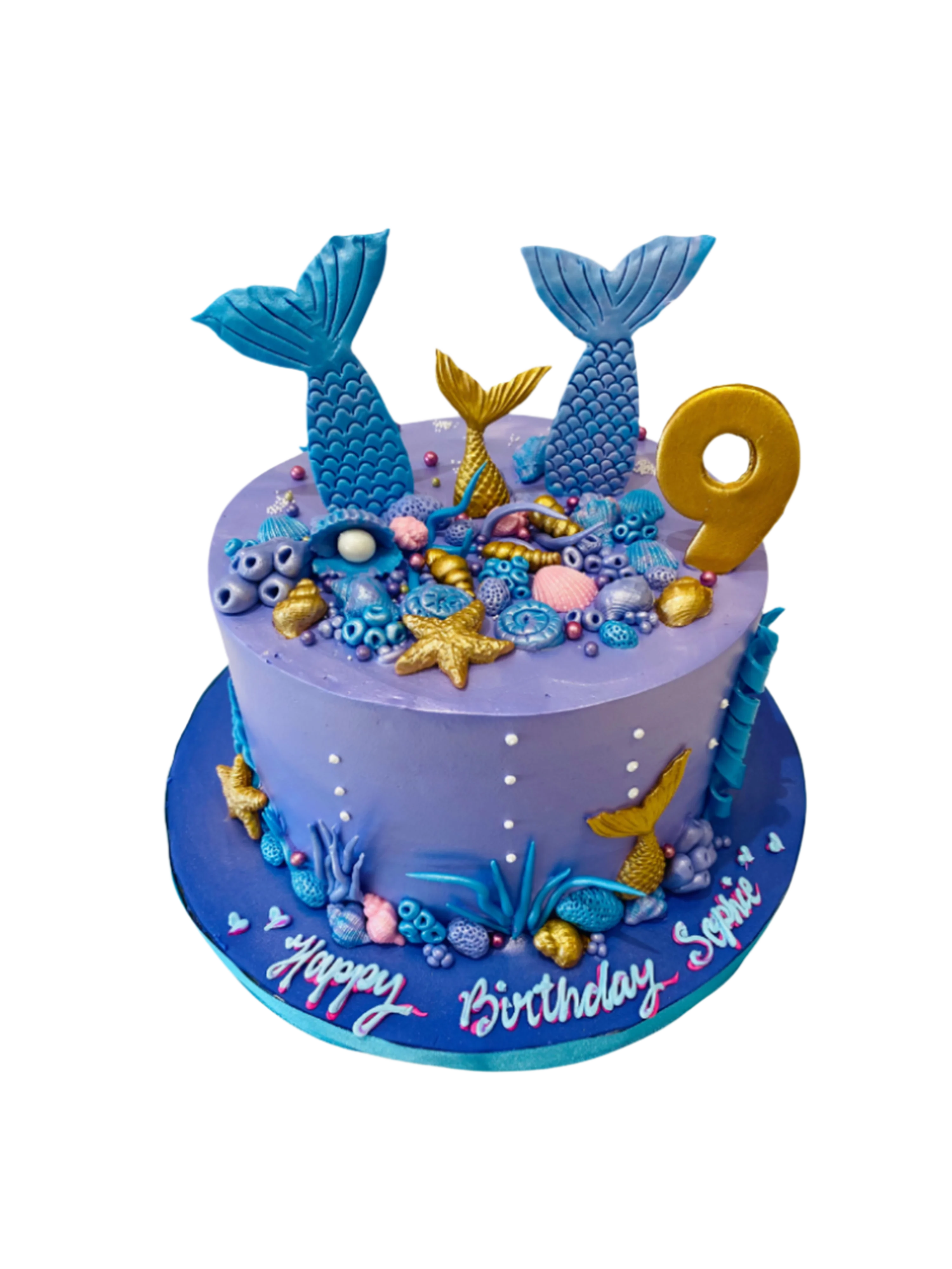 Sophie Mermaid Cream Cake