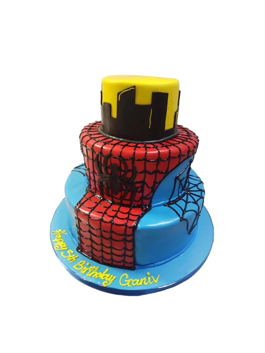 Spiderman Fondant Cake - Image 5