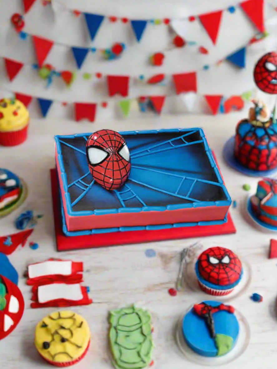 Spiderman Light Up Eyes Cake - Image 2