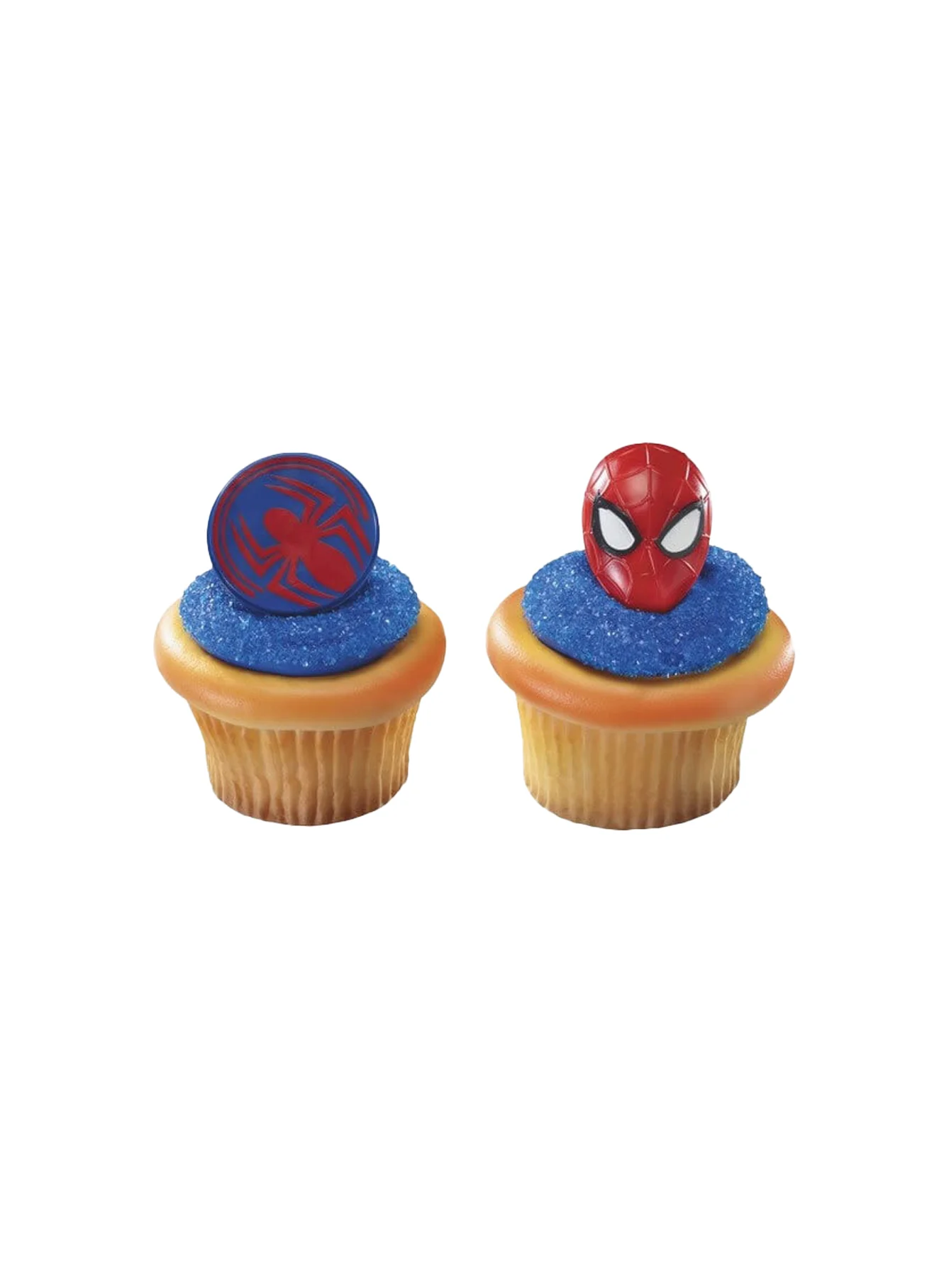Spiderman Mask and Spider Ring Cupcakes - (Pack of 6) - Image 5