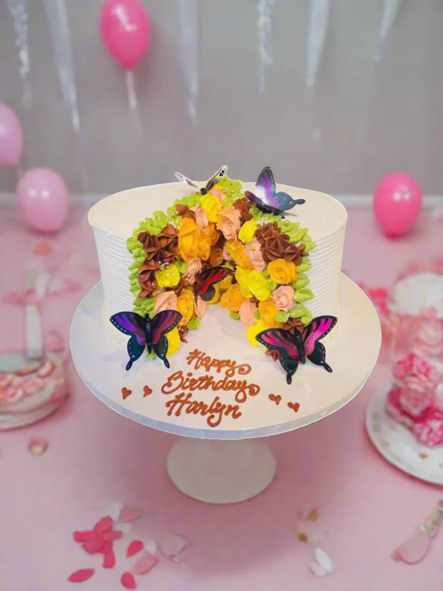 Split Flower Cake - Image 3