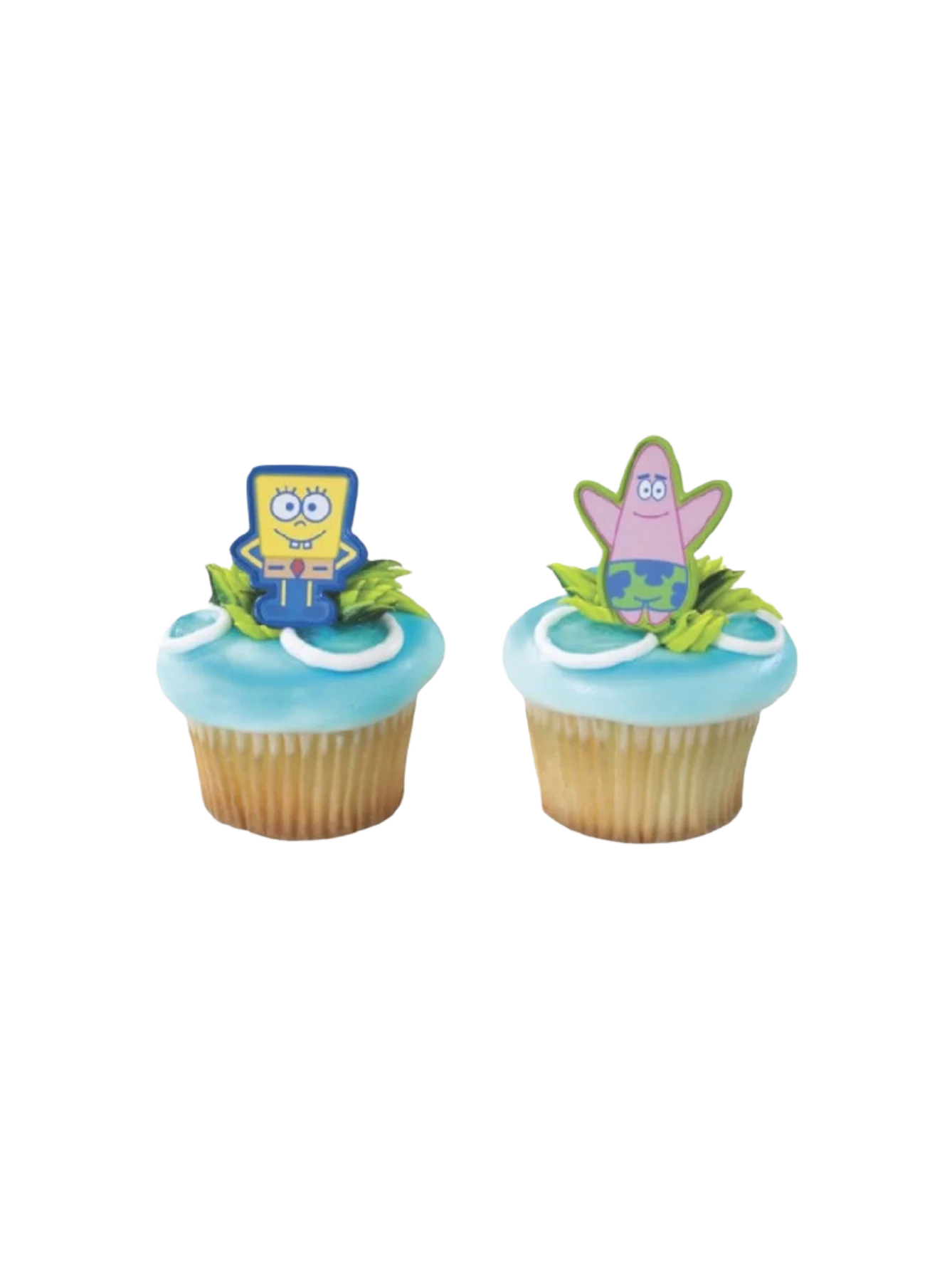 Sponge Bob Square Pants Cupcakes - (Pack of 6)