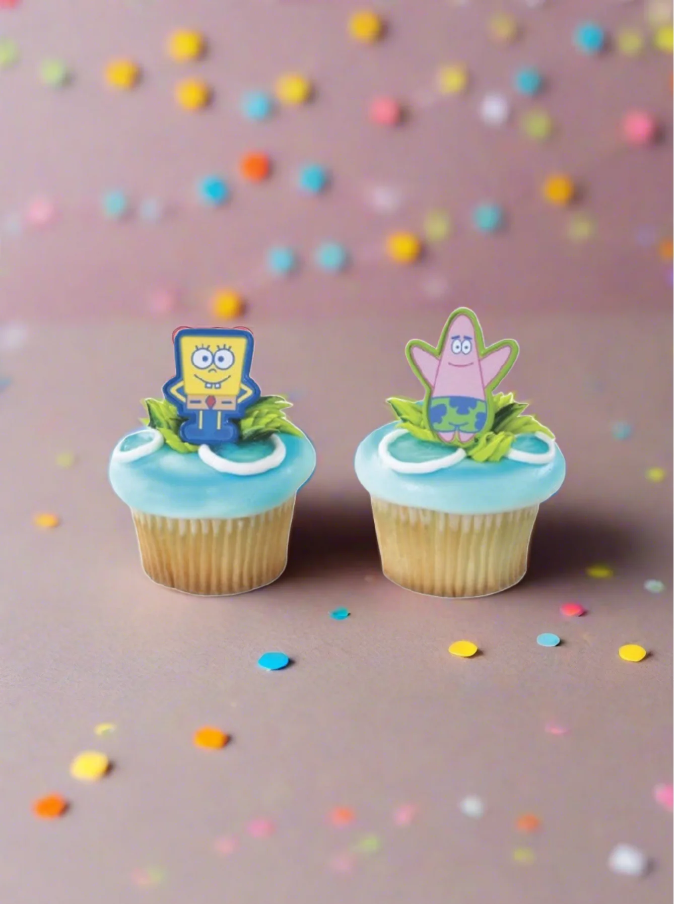 Sponge Bob Square Pants Cupcakes - (Pack of 6) - Image 3