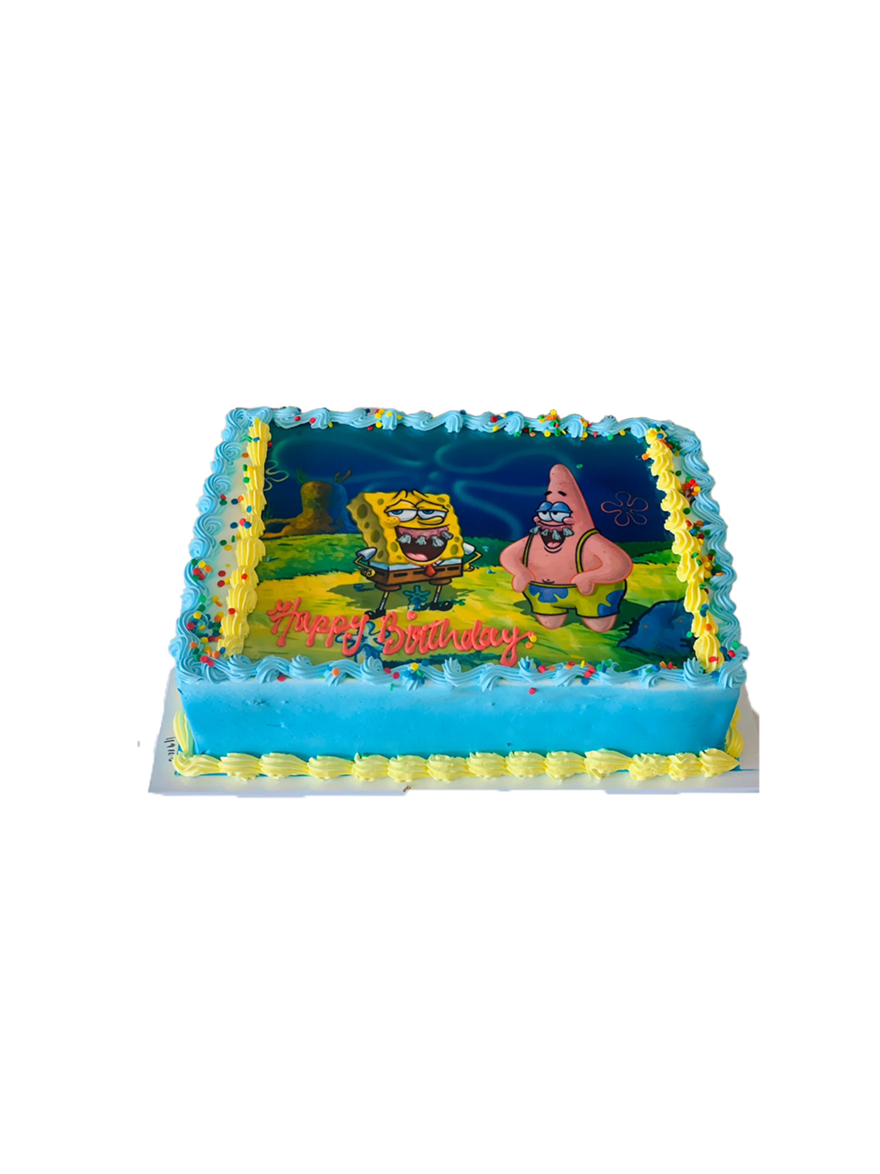 Spongebob Photo Cake