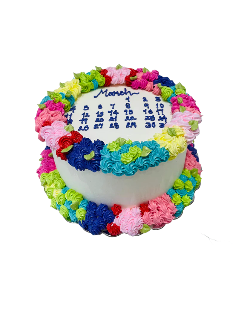 Spring Blossom Cream Cake