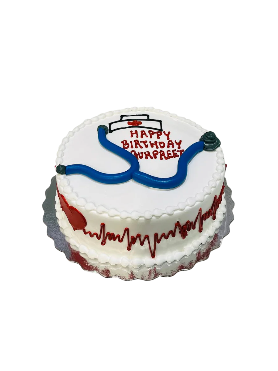 Stethoscope Birthday Cake