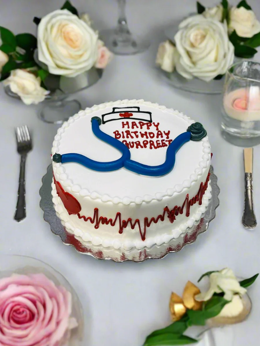 Stethoscope Birthday Cake - Image 2
