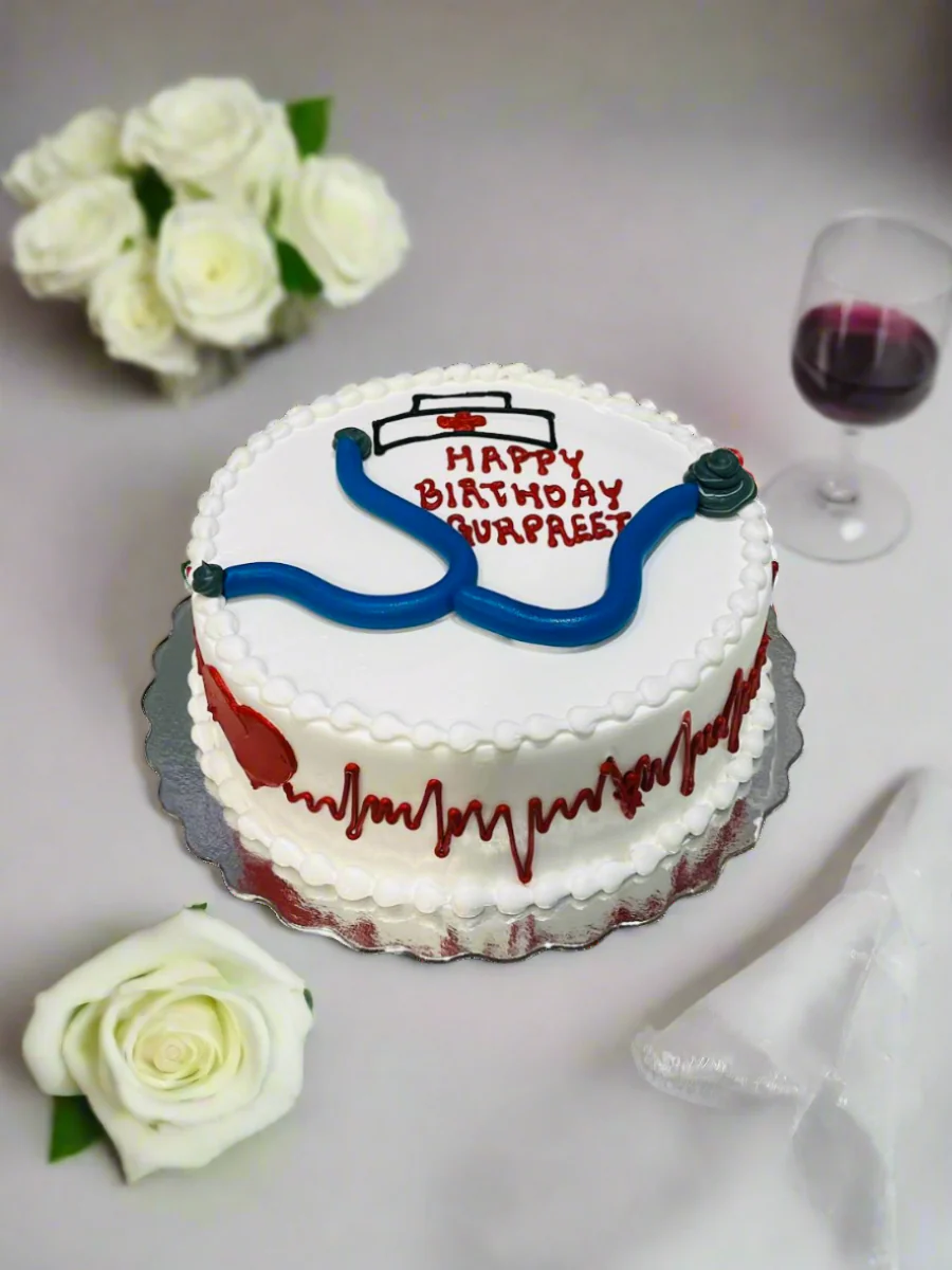 Stethoscope Birthday Cake - Image 3