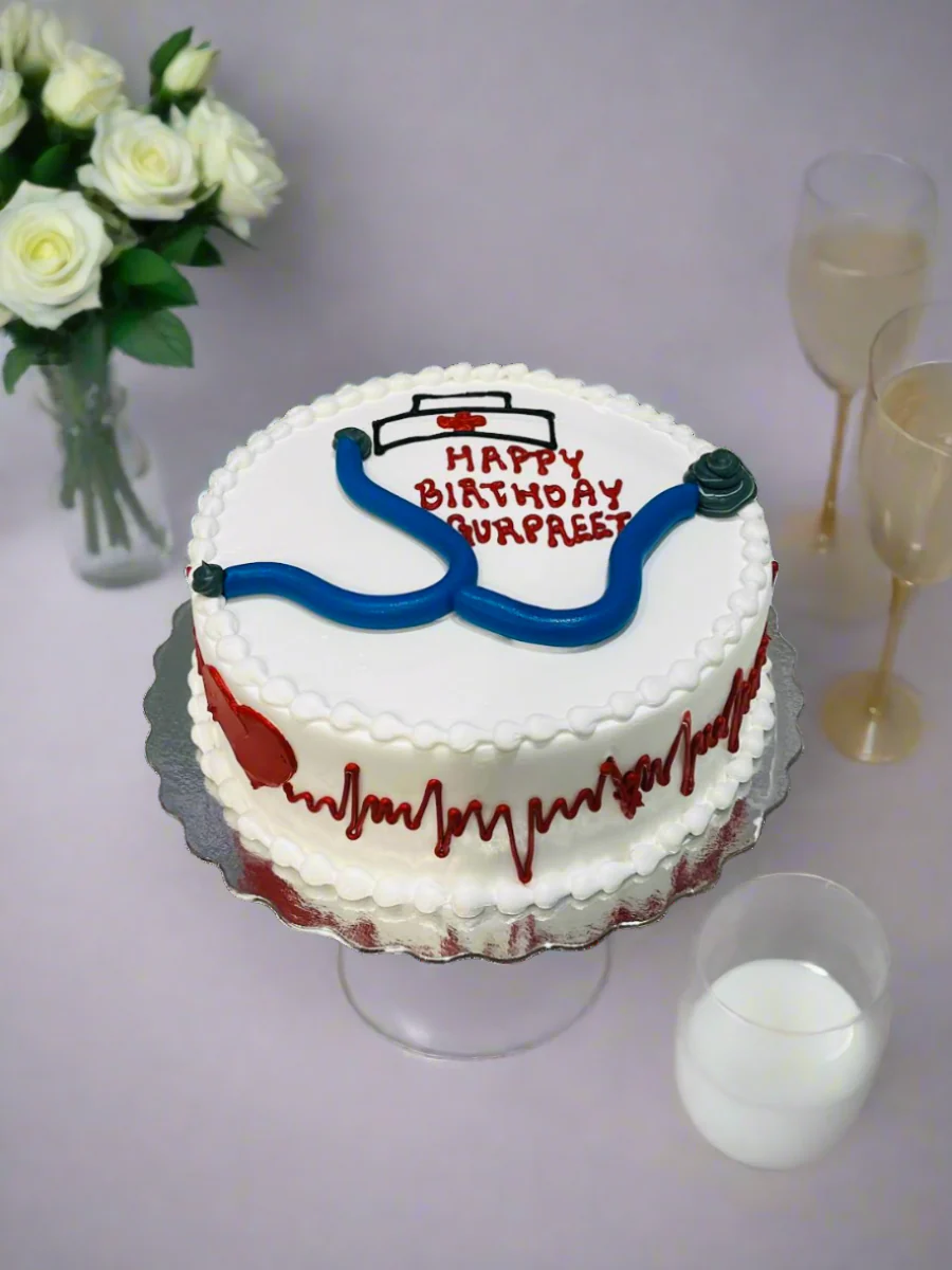 Stethoscope Birthday Cake - Image 4