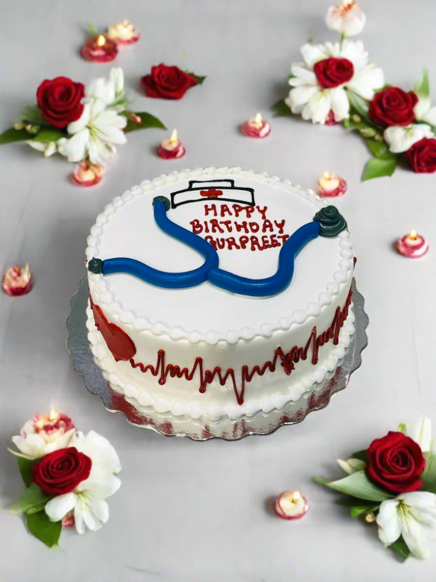 Stethoscope Birthday Cake - Image 6