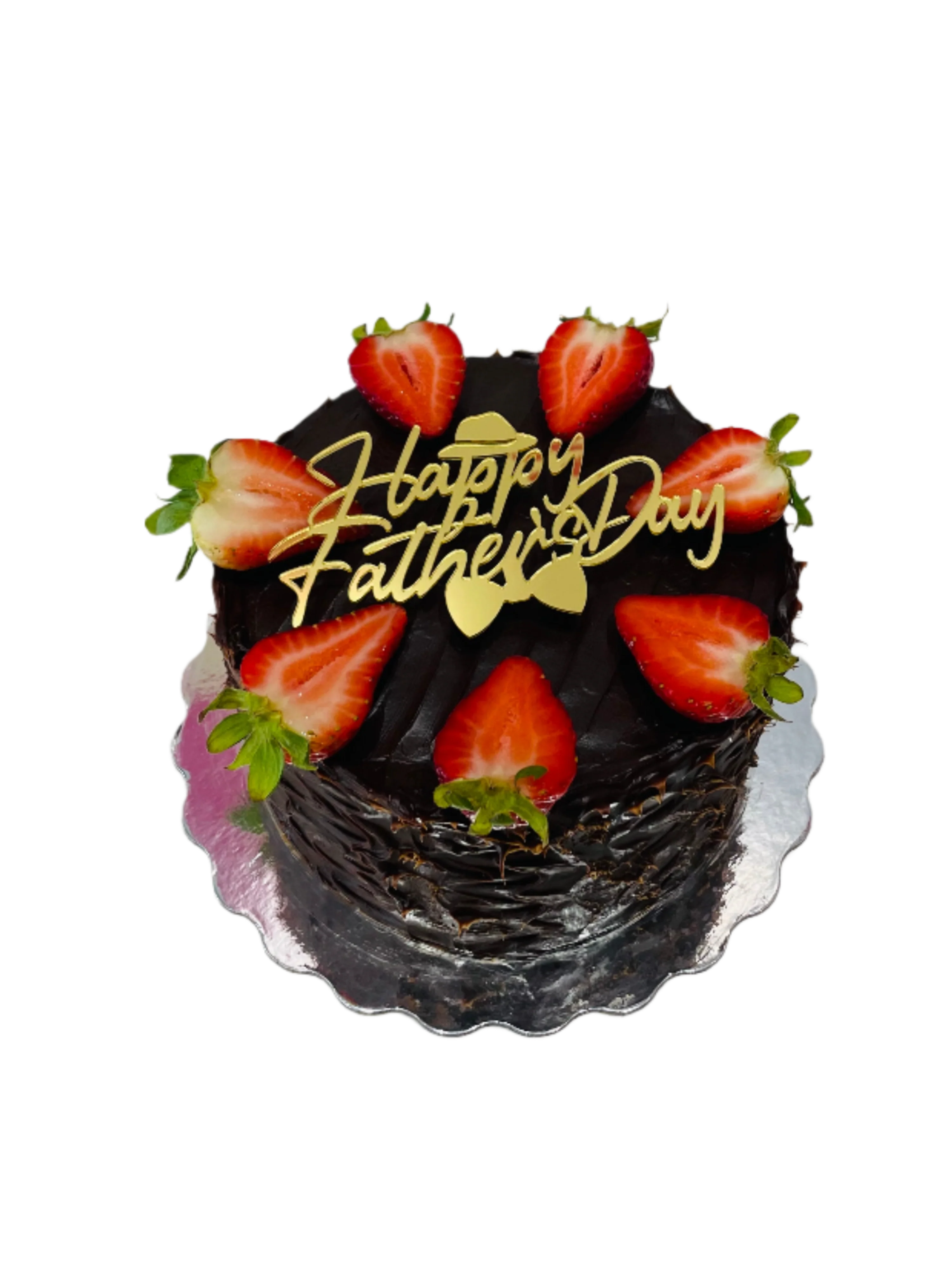 Strawberry Chocolate Fathers Day Cake