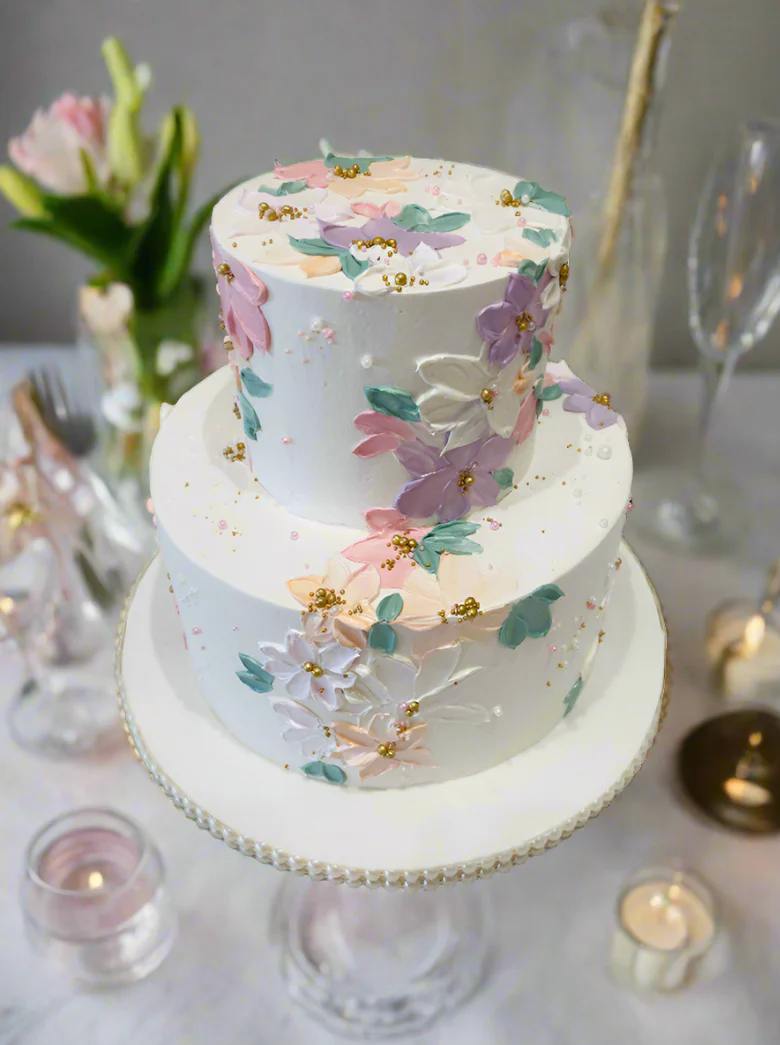 Suhana Cream Tiered Cake - Image 4