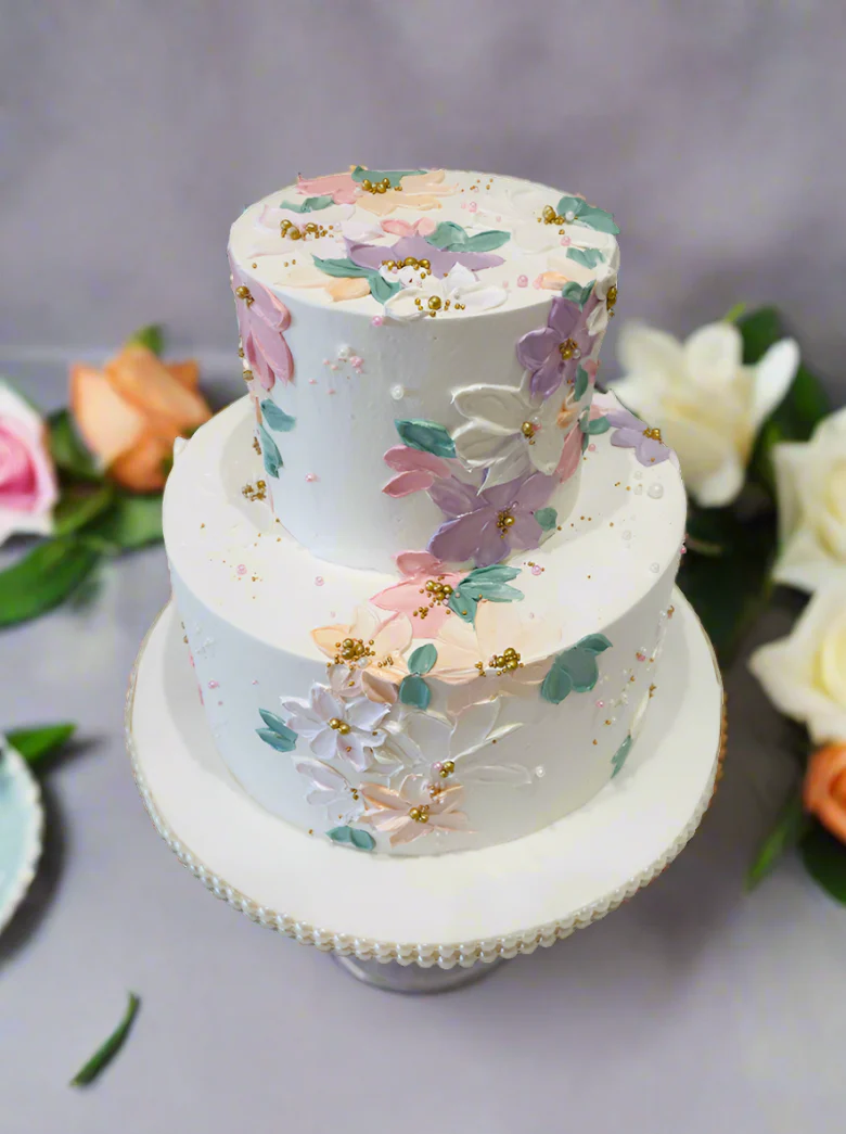 Suhana Cream Tiered Cake - Image 5