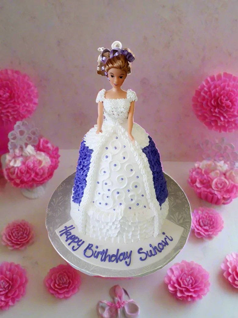 Suhavi Barbie Doll Cake - Image 3