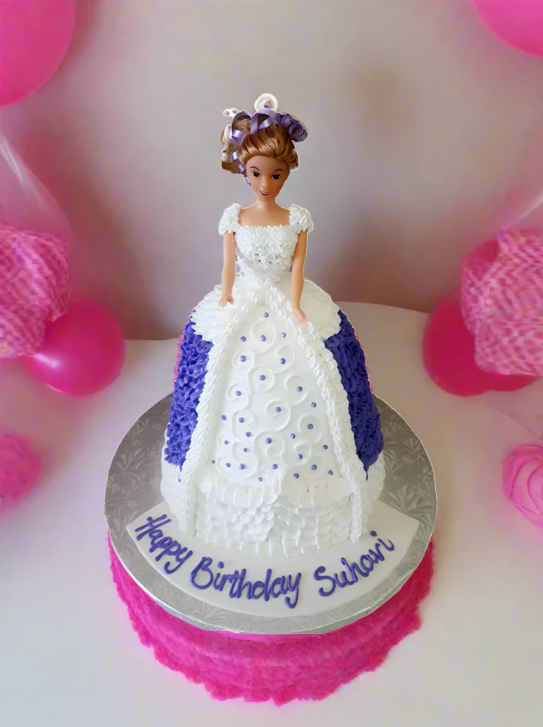 Suhavi Barbie Doll Cake - Image 4