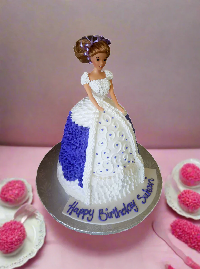 Suhavi Barbie Doll Cake - Image 6