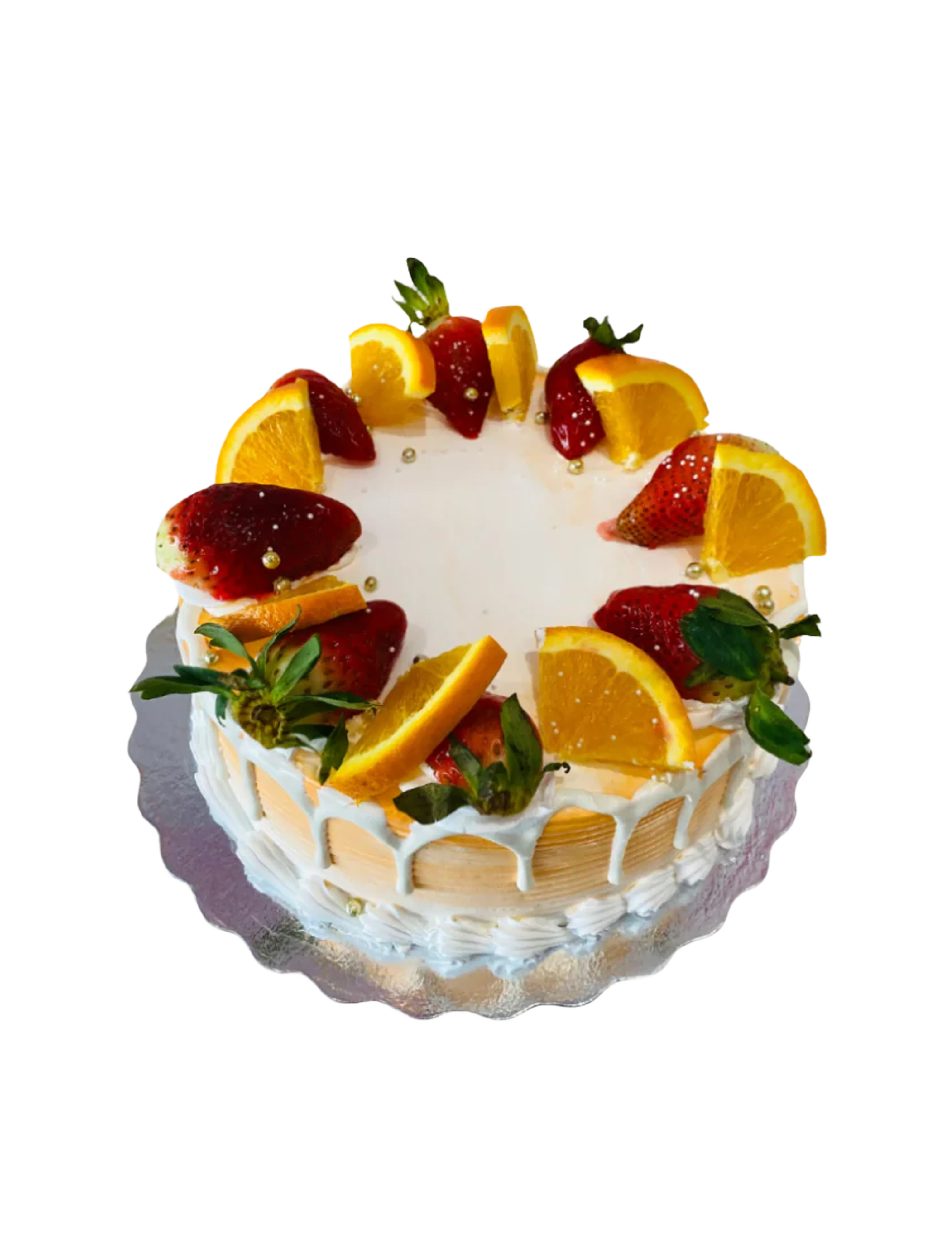Suman Fruit Birthday Cake