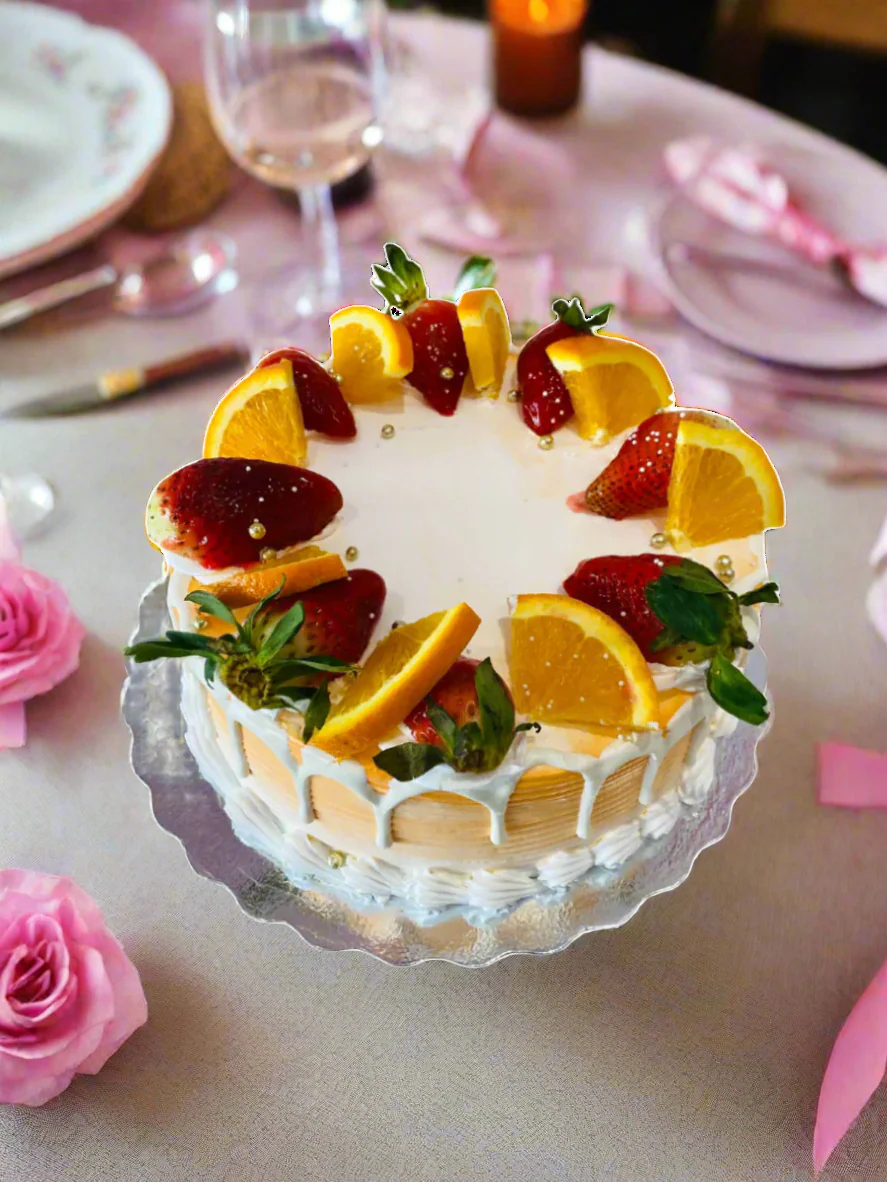 Suman Fruit Birthday Cake - Image 2