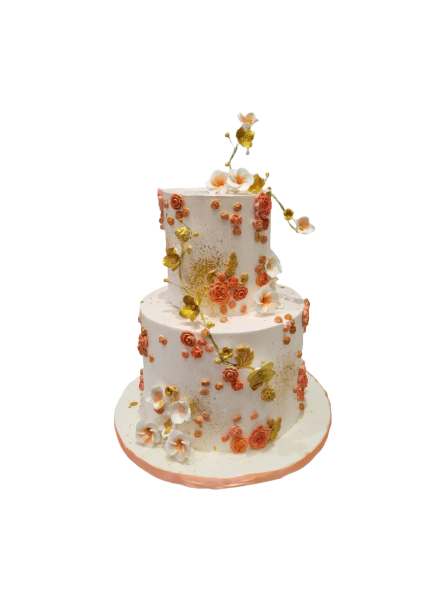 Summer Theme Wedding Cake