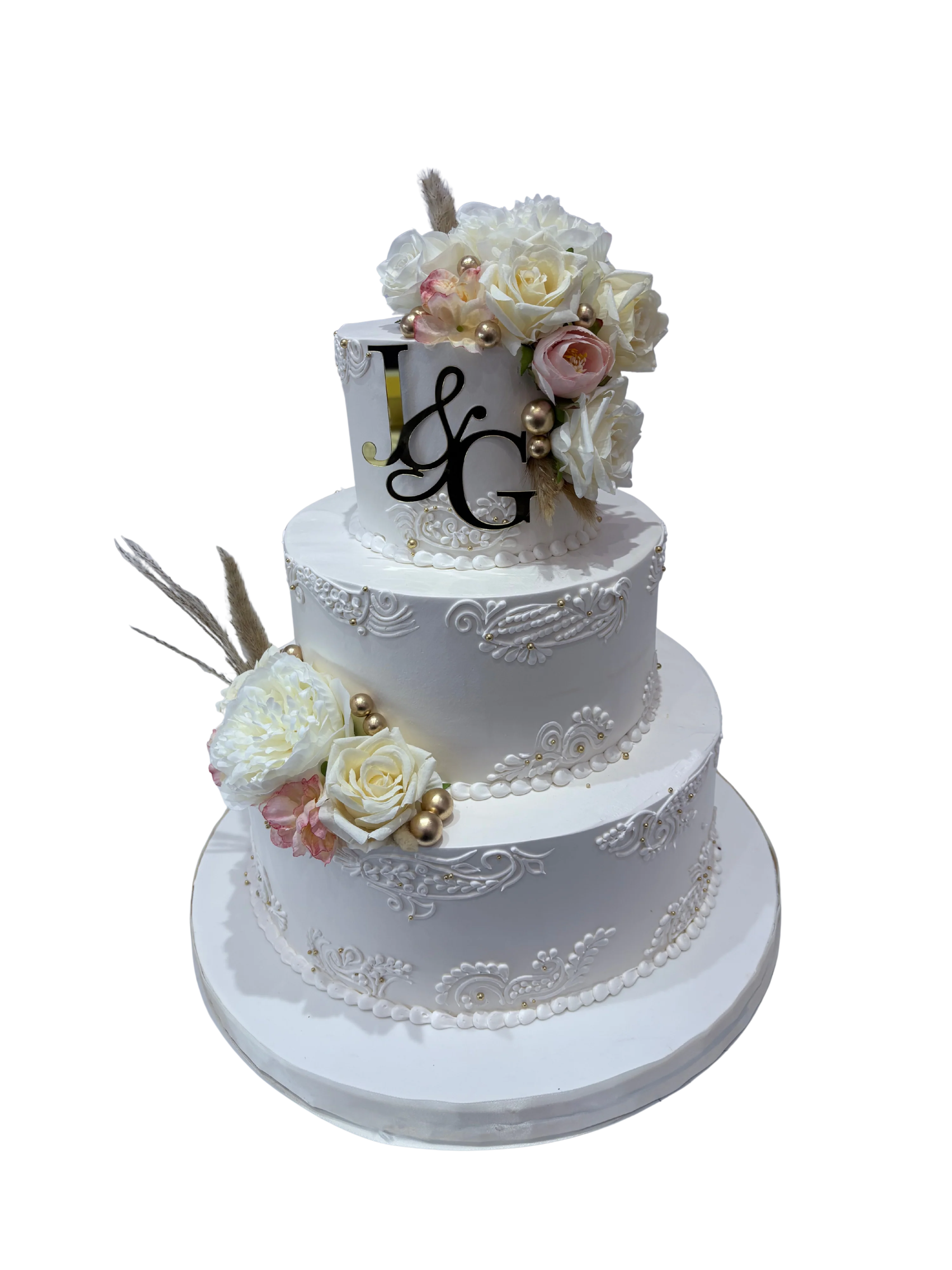 Sunset Promise Henna Tiered Cake - Image 2