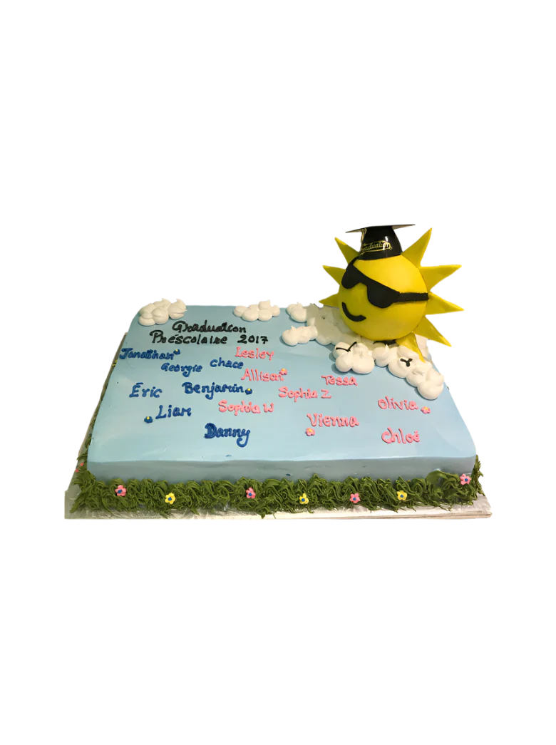 Sunshine Graduation Cake