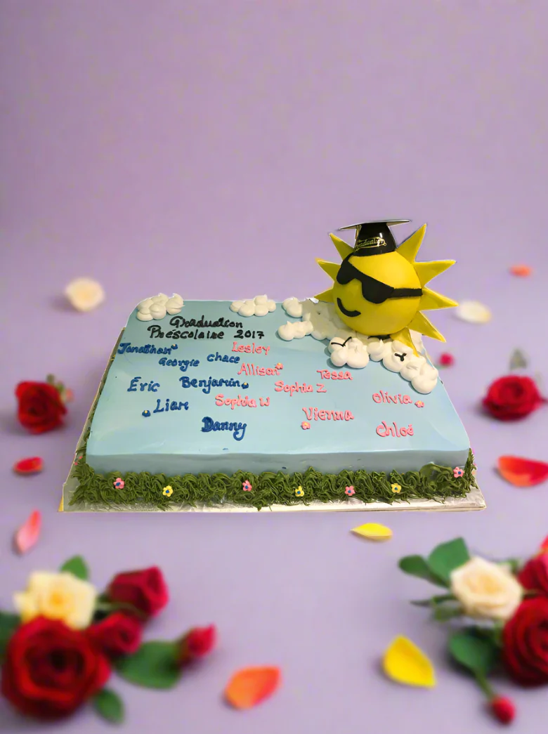 Sunshine Graduation Cake - Image 3