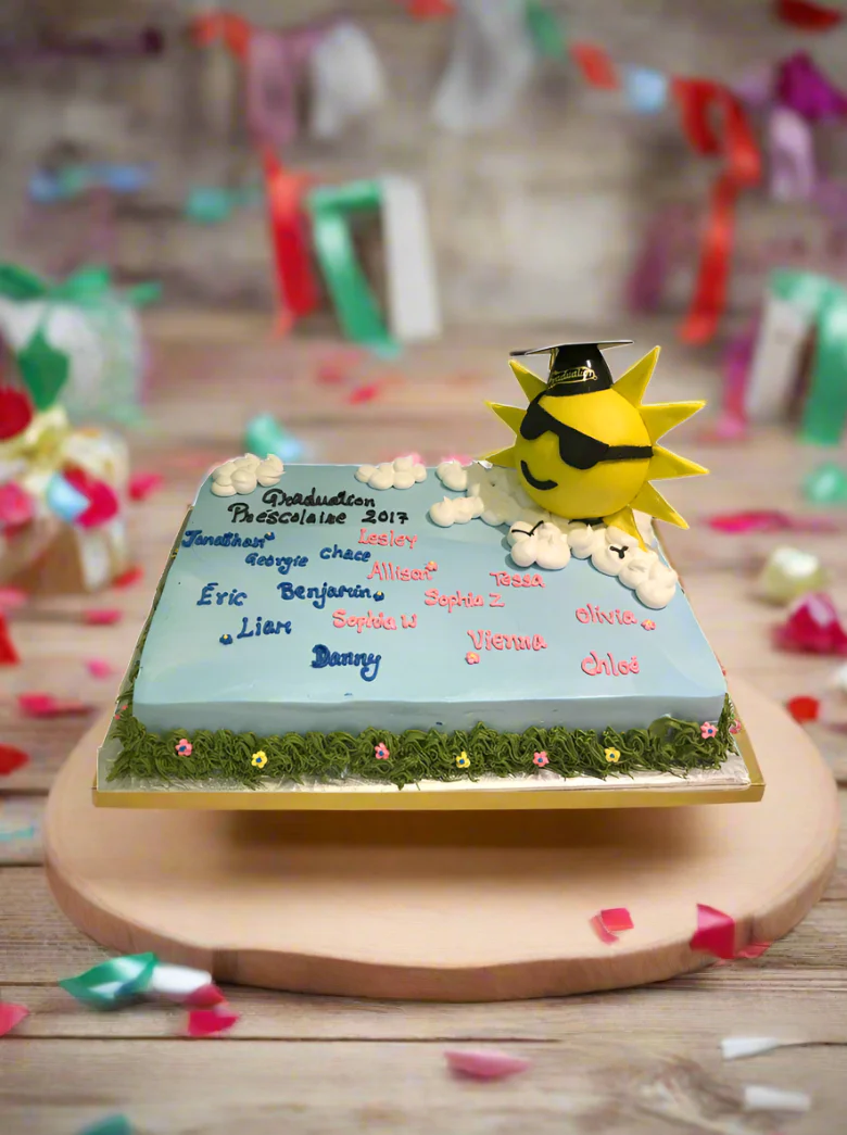 Sunshine Graduation Cake - Image 4