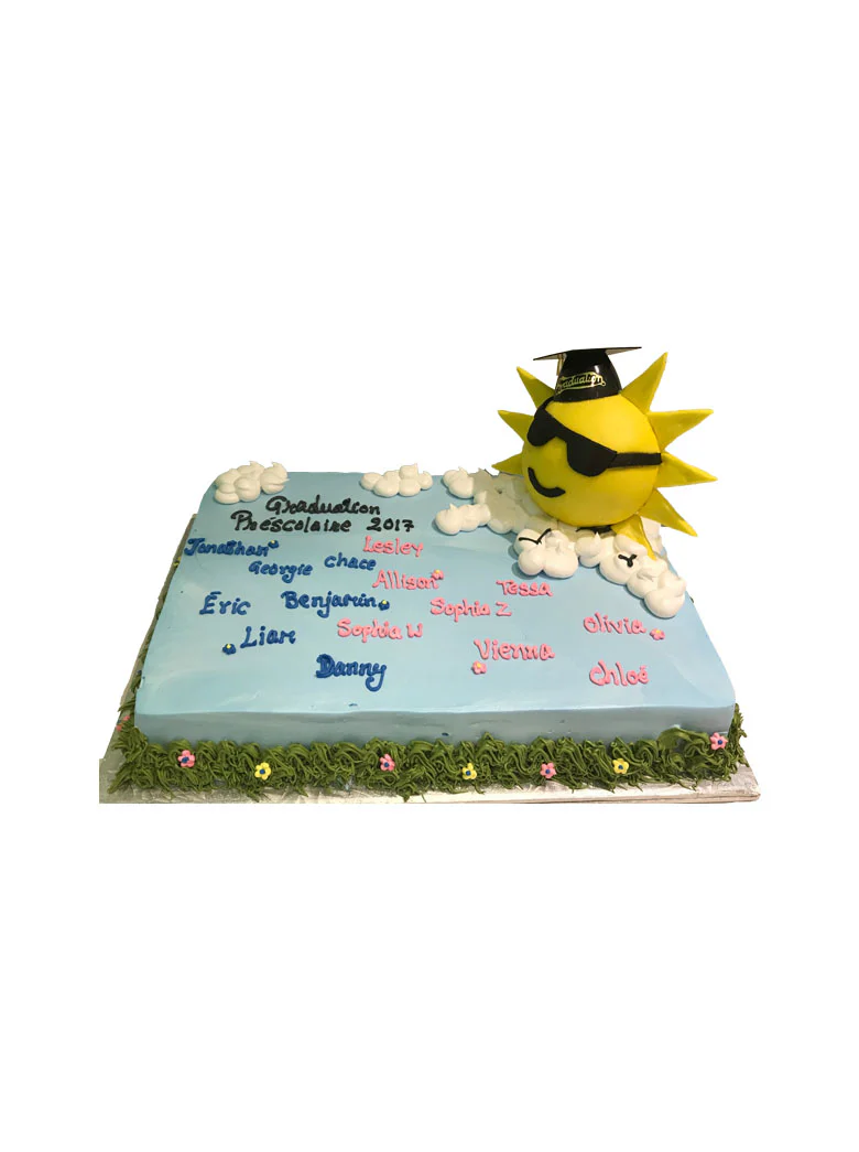 Sunshine Graduation Cake - Image 5