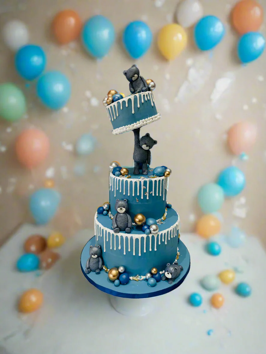 Super Teddy Tiered Cake - Image 2