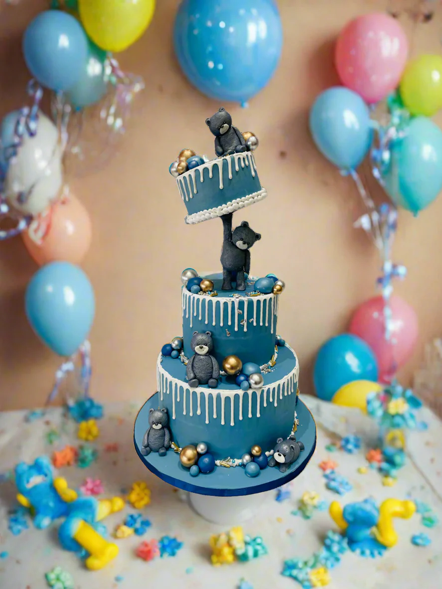 Super Teddy Tiered Cake - Image 3