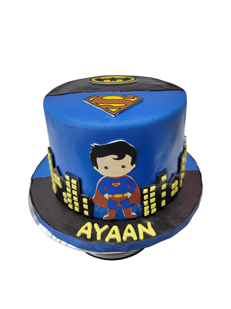 Superhero Split Cake