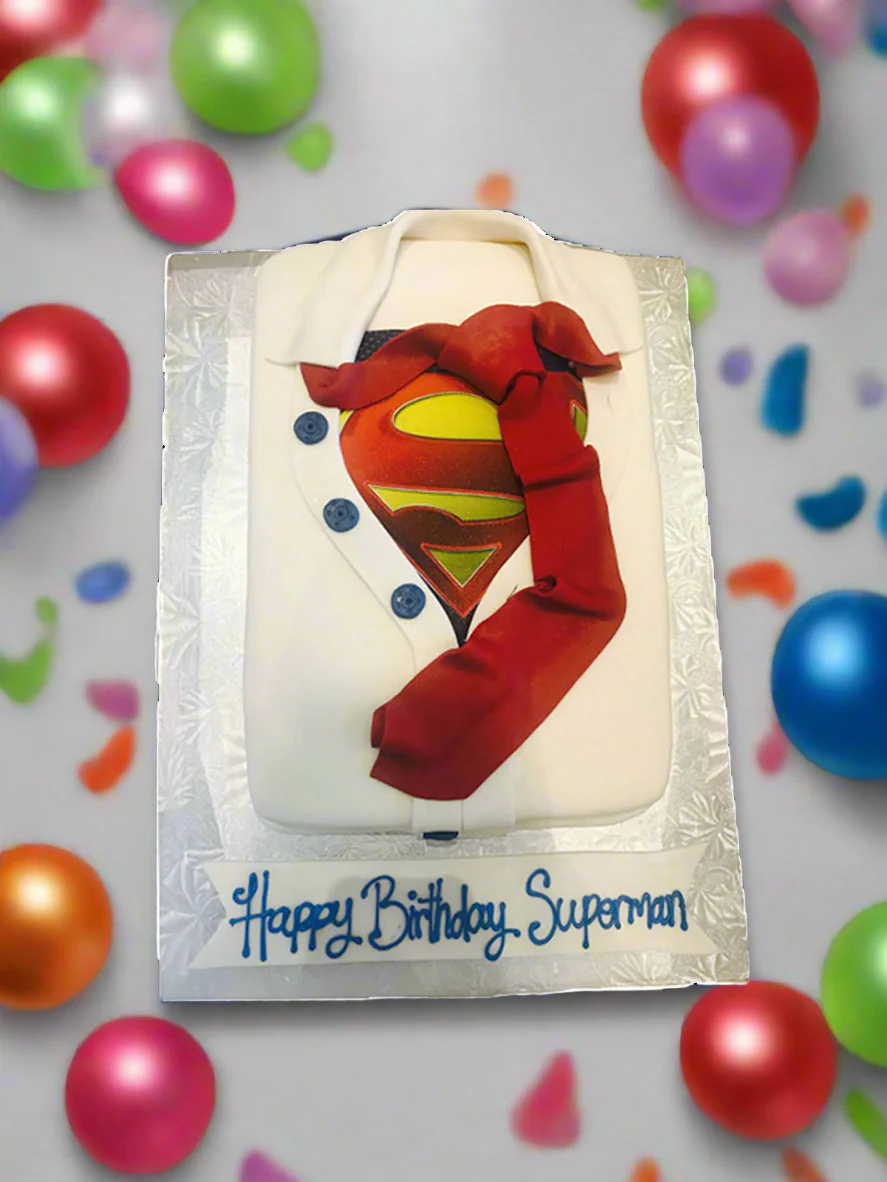 Superman Shirt Cake - Image 2