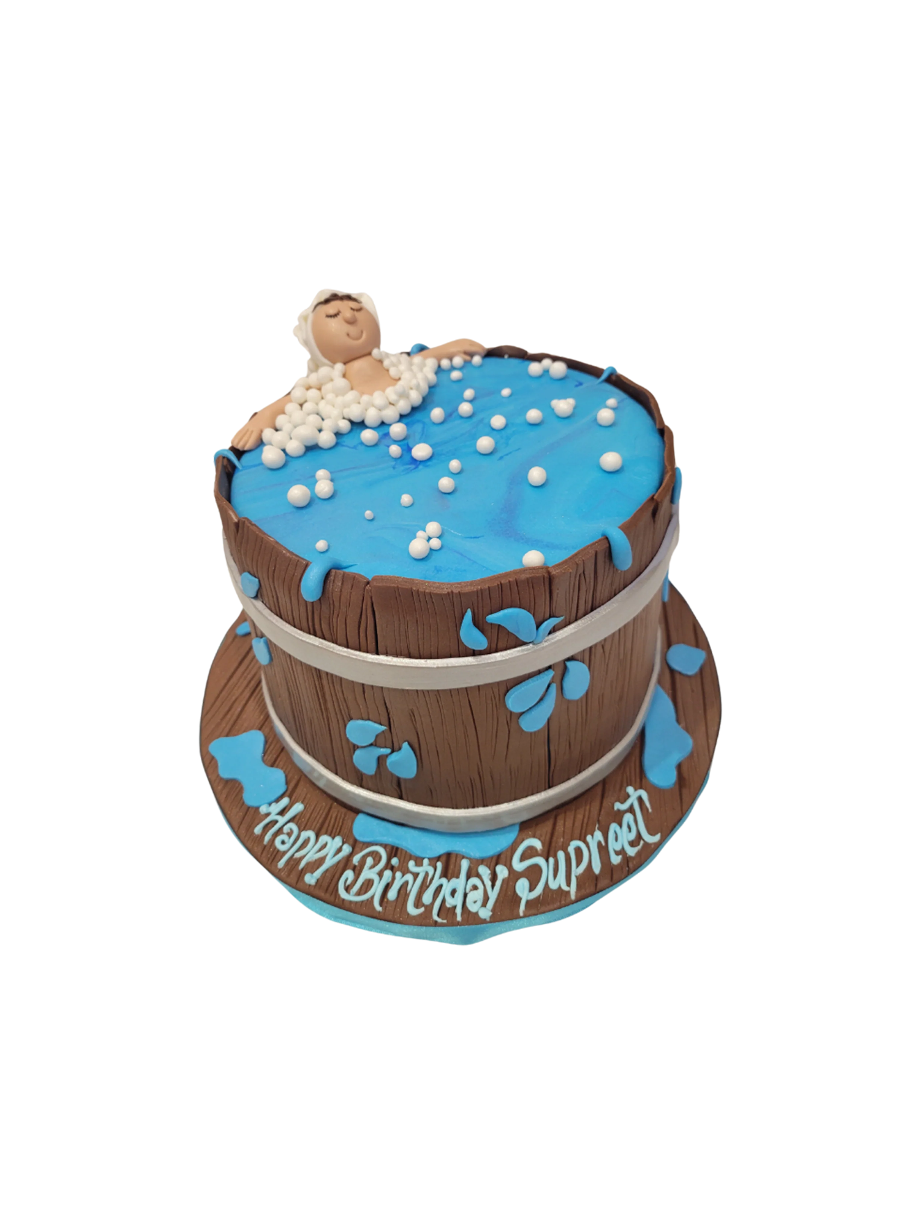 Supreet Bathtub Fondant Cake