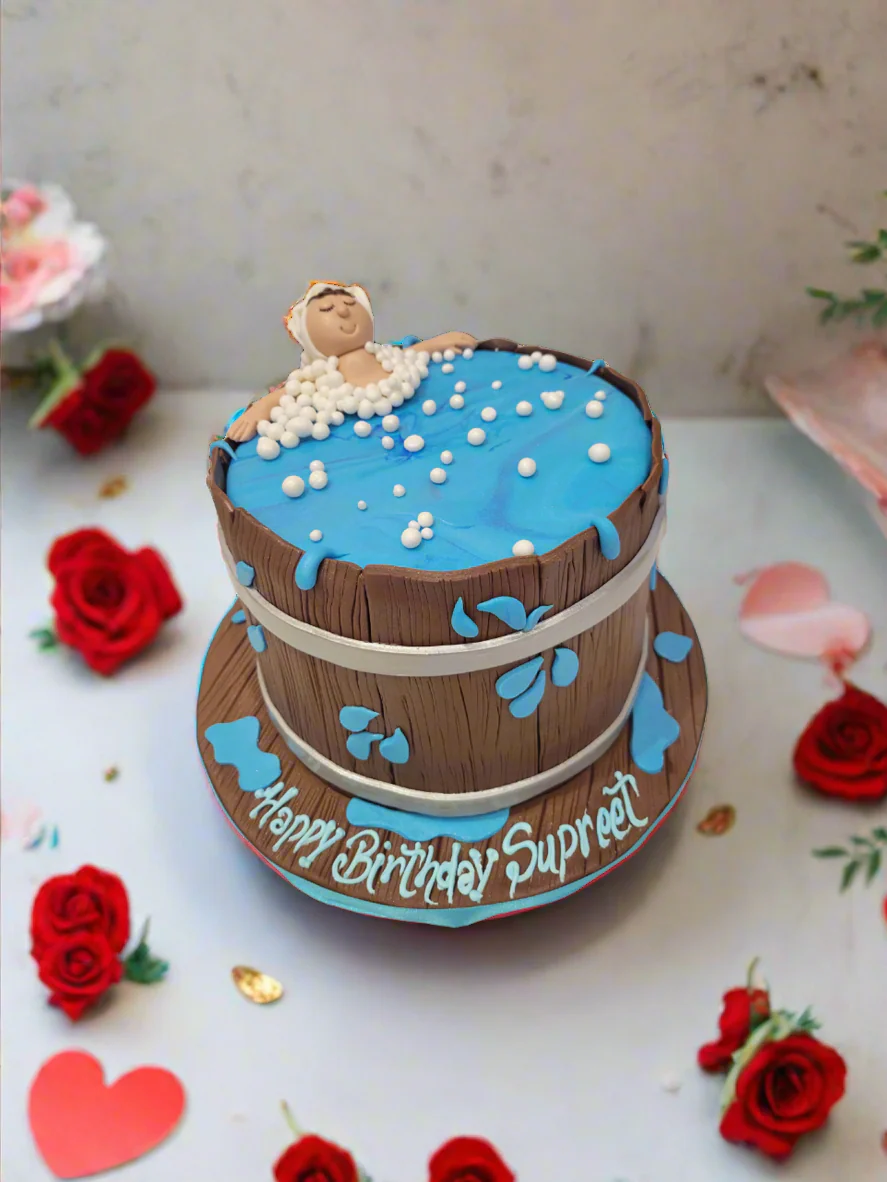 Supreet Bathtub Fondant Cake - Image 2