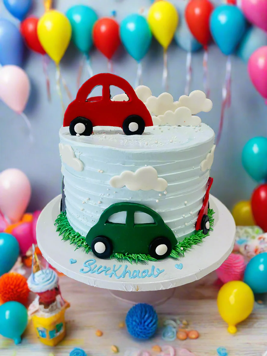 Surkhaab Car Cream Cake - Image 2